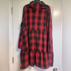 Classic plaid dress